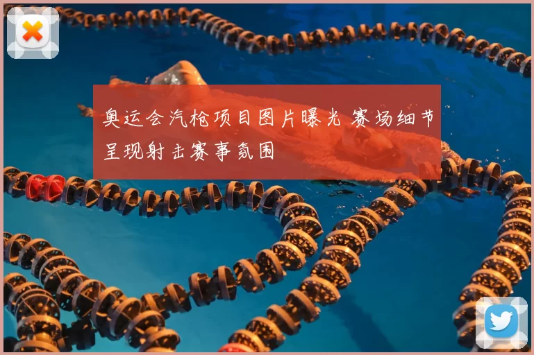 奥运会汽枪项目图片曝光 赛场细节呈现射击赛事氛围