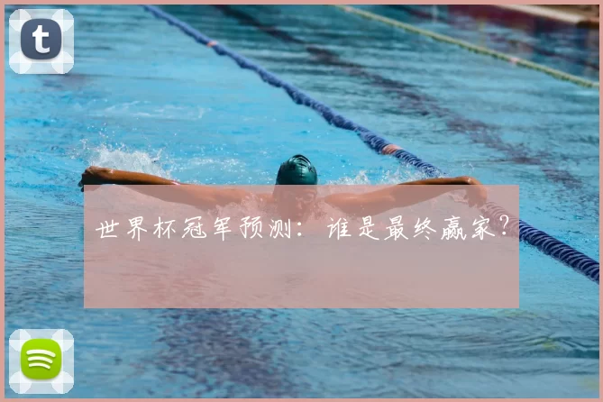 世界杯冠军预测：谁是最终赢家？