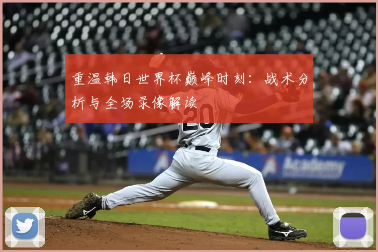 重温韩日世界杯巅峰时刻：战术分析与全场录像解读