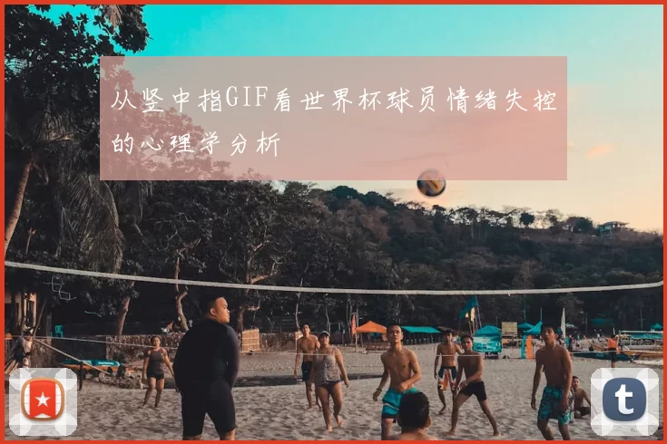 从竖中指GIF看世界杯球员情绪失控的心理学分析